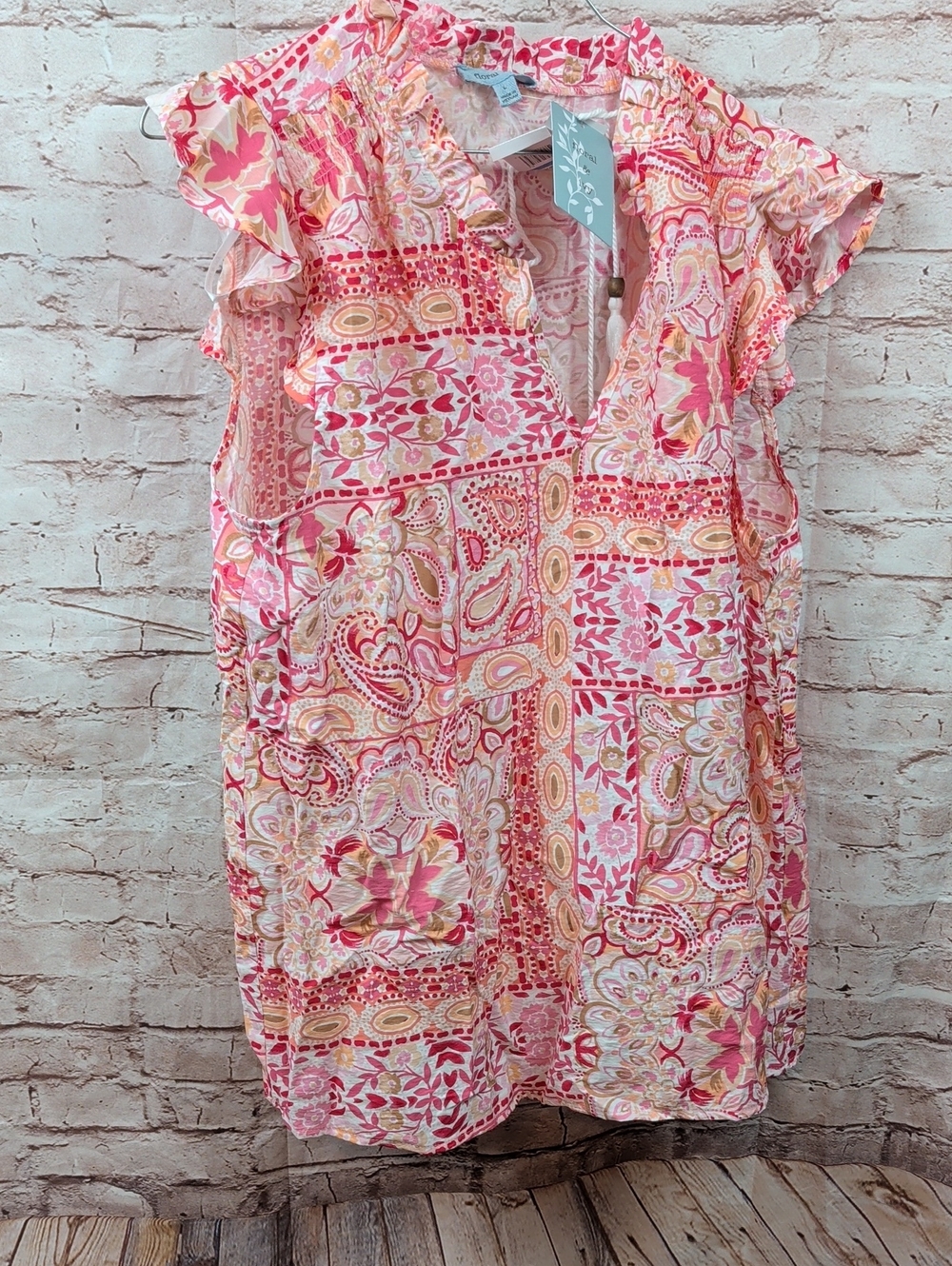 Floral & Ivy Top shirt Large Nwt